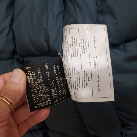 Vintage Eddie Bauer Womens Medium Gore-Tex Goose Down Jacket Hooded Parka - READ - Picture 11 of 16